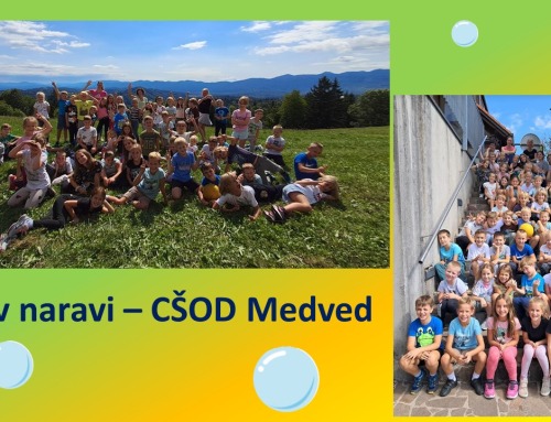 Šola v naravi – CŠOD Medved